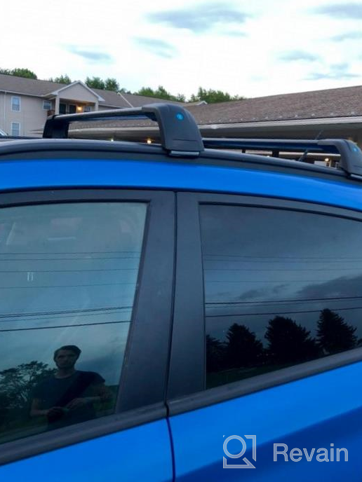 img 1 attached to Upgrade Your 2018-2019 Hyundai KONA With Lockable MotorFansClub Crossbars For Efficient Luggage Management (2 PCS) review by Chris Reddick