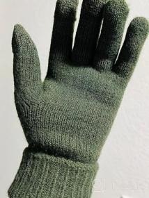 img 7 attached to Женские теплые зимние перчатки с сенсорным экраном и флисовой подкладкой | Ачиу