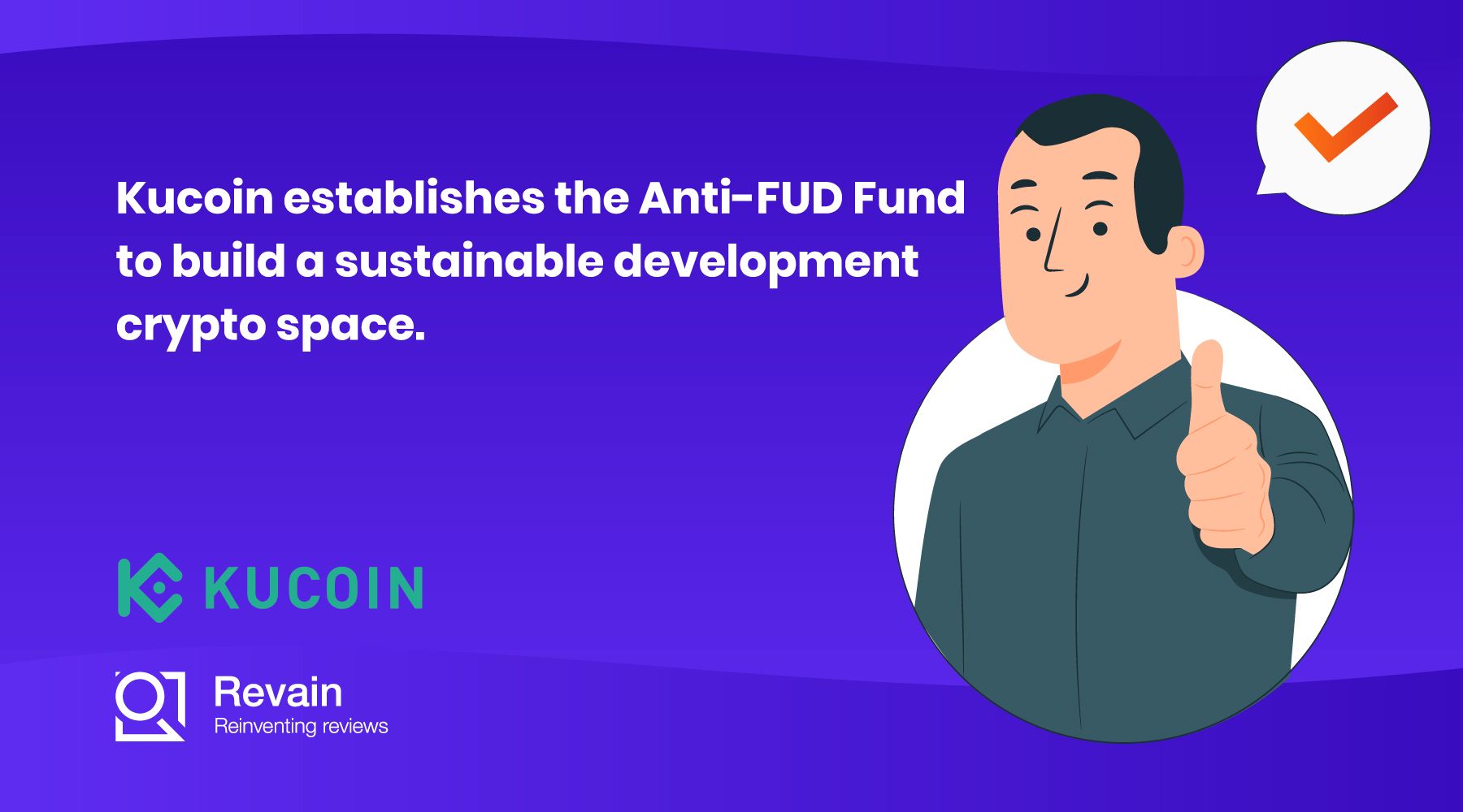 Article Kucoin establishes the Anti-FUD Fund to build a sustainable development crypto space.