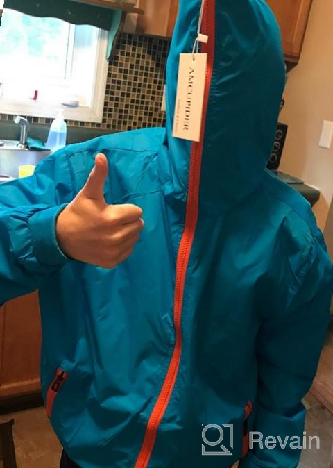 img 1 attached to 🧥 Amcupider Hooded Quick Jacket Windbreaker: Stylish and Practical Boys' Clothing for Jackets & Coats review by David Boulanger