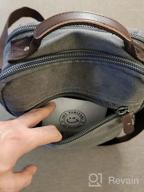 img 1 attached to Versatile Small Canvas Shoulder Bag For Business And Travel - Unisex Design By Sechunk review by Robert Aan