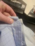 картинка 1 прикреплена к отзыву Non Iron Windowpane Men's Clothing with Tailored Button Collar - BUTTONED от Satish Tegan