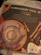 img 1 attached to TAVOLOZZA Embroidery Kit: Complete Set For Stunning Cross Stitch With 100 Colors Embroidery Threads, Tools, And Aida Cloths For Adults And Kids Beginners. review by Octavius Webster