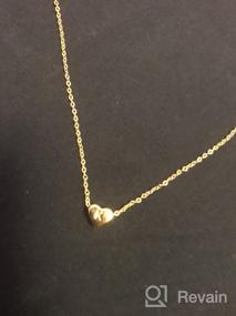 img 6 attached to 💛 18K Gold Heart Choker Necklace – Initial Letter Necklace for Women & Teen Girls, Personalized Gift with Nice Gifts Box