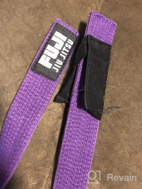 img 1 attached to 🥋 Superior Quality Fuji Premium BJJ Belt in Purple - Must-Have Men's Accessory review by Jessie Duhon