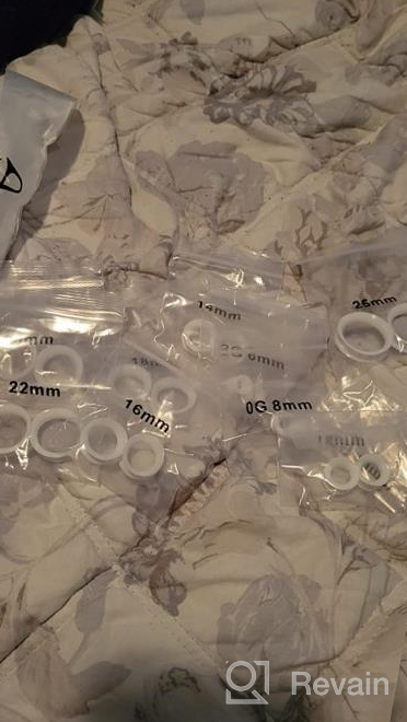 img 1 attached to 8G-1" Ear Stretching Kit Set - 20/28Pcs Hard Silicone Plugs And Tunnels For Body Piercing Jewelry - Gauges Expander Stretcher review by Dave Goodman