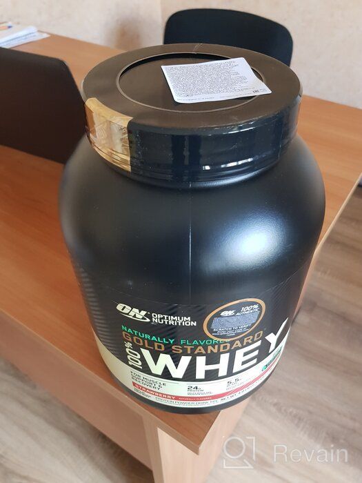 img 1 attached to Protein Optimum Nutrition 100% Whey Gold Standard Naturally Flavored, 2273g, Vanilla review by Edyta Potrzebowska ᠌