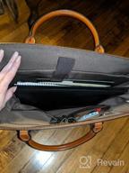 картинка 1 прикреплена к отзыву Vintage Ladies Leather Briefcase For Business - Slim Shoulder Bag For 15.6 Inch Laptop By CLUCI от Ognjen Cao