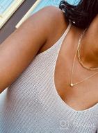 img 1 attached to 📎 Stylish 14K Gold Plated Paperclip Link Chain Jewelry Set for Women and Girls review by Lori Coleman
