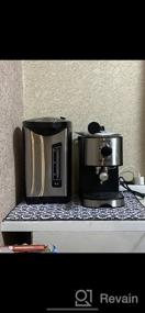 img 12 attached to Rozhkovy coffee maker Kitfort KT-753, black/silver