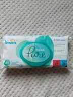 img 2 attached to Pampers Aqua Pure Wipes: Four-Pack for Gentle and Effective Baby Care review by Ada Banas ᠌