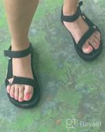 img 1 attached to Riemot Sandals: Athletic Quick-Drying 👟 and Resistant Boys' Shoes for the Beach review by Ken Lawson