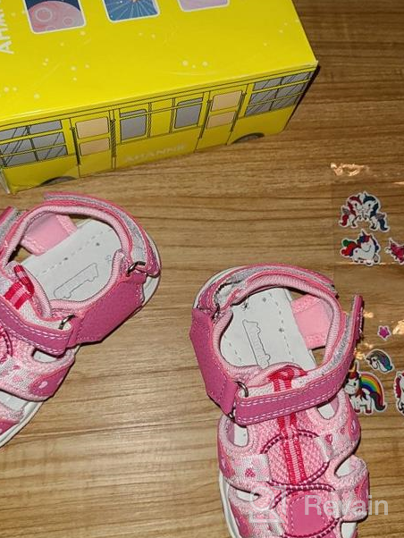 img 1 attached to 👟 Ahannie Outdoor Sandals: Functional Toddler Little Boys' Shoes for Sandals review by Lloyd Rodriguez