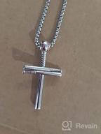 img 1 attached to 🏀 Sports Stainless Steel Baseball Cross Necklace for Men and Boys - Perfect Gift review by Gus Pierson