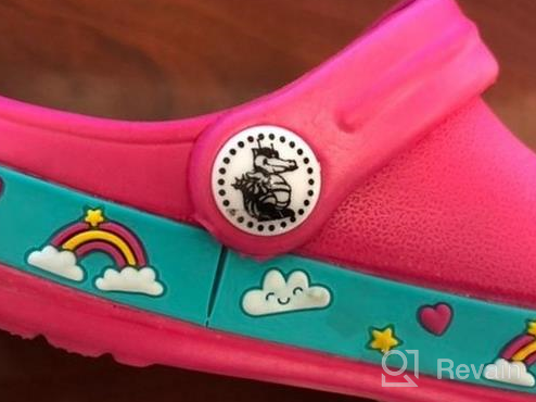 img 1 attached to CERYTHRINA Kid's Cute Garden Clogs: Cartoon Slides Sandals for Children – Beach Pool Slippers review by Scott Reid