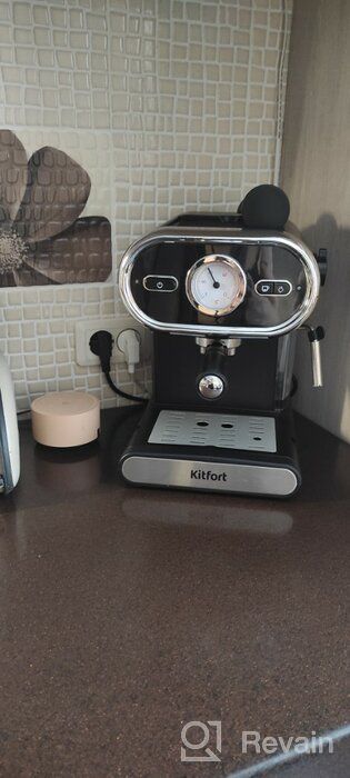 img 1 attached to Rozhkovy coffee maker Kitfort KT-702, black review by Mateusz Swierczynski ᠌