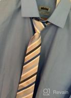img 1 attached to 👔 Striped Woven Zipper Tie for Boys by Spring Notion review by John Thawngzauk