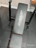 img 1 attached to Boost Your Fitness Routine: OppsDecor Adjustable Weight Bench With Barbell Rack For Home Gym Strength Training review by Danny Robertson