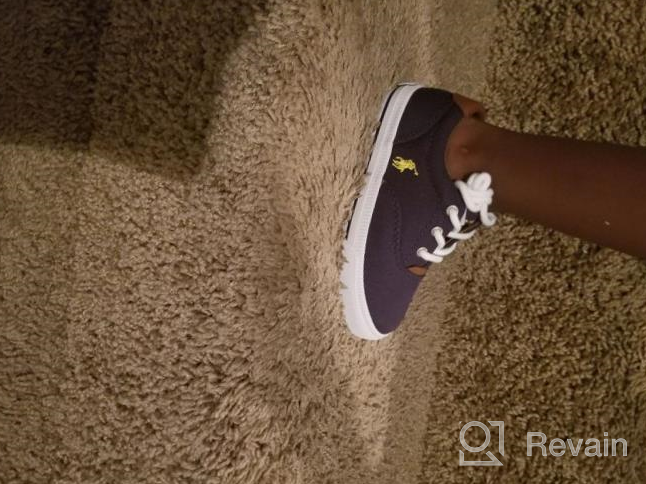 img 1 attached to Vaughn II Fashion Sneaker for Kids by Polo Ralph Lauren review by Darius Slater