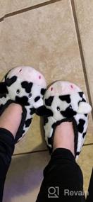 img 5 attached to Women'S Warm Cozy Animal Non-Slip Knit Home Slippers Socks For Adults And Girls