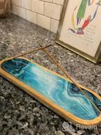 img 1 attached to Mango Wood Incense Burner Holder Tray For Sticks - Home Decor Ash Catcher Moonshine Folkulture review by Erica Hosey