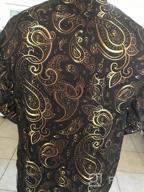 img 1 attached to Poriff Men'S Retro Paisley Floral Print Button-Down: A Casual Classic review by Moises Dzihic