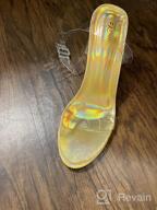img 1 attached to BOJIN Women'S Block Heel Clear Sandals: Perfect For Parties And Weddings! review by Michael Duman