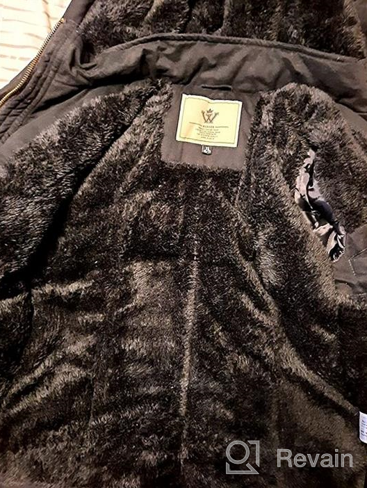 img 1 attached to WenVen Kids' Sherpa Lined Winter Parka Coat with Detachable Hood for Enhanced Warmth review by Ryan Huhn