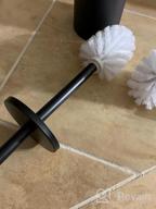 img 1 attached to Stylish And Durable Gricol Freestanding Toilet Brush Holder With 2 Brush Heads And Long 304 Stainless Steel Handle - Perfect For Bathroom Cleansing review by Patrice Dorsey