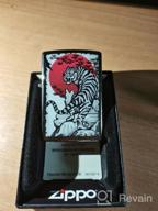 img 1 attached to Zippo Asian Tiger Lighter Brushed Chrome, 29889 Petrol review by Czesawa Rosinska ᠌
