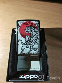 img 8 attached to Zippo Asian Tiger Lighter Brushed Chrome, 29889 Petrol