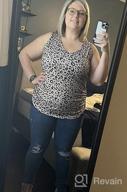 img 1 attached to Women'S V Neck Sleeveless Tank Top - Casual Loose Fit Shirt review by Charley Prz