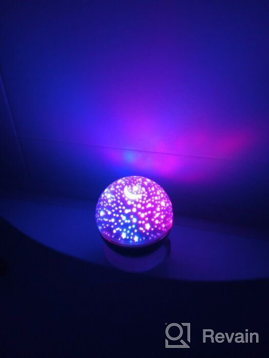 img 1 attached to Night Projector Star Master Starry Sky 012-1361, 2.6 W, Armature color: purple, Plafon color: colorless review by Anastazja Olejnik ᠌