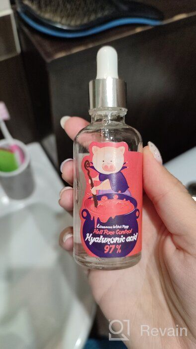 img 1 attached to Elizavecca Witch Piggy Hell Pore Control with Hyaluronic Acid - 1.7 oz. review by EN Tien ᠌