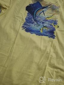 img 6 attached to Premium Guy Harvey Sleeve T Shirt: Top Choice for Active Men's Clothing and Billfish Enthusiasts