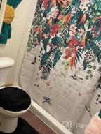 img 1 attached to Beautiful LIVILAN Bird & Floral Shower Curtain - 72"W X 72"H With Hooks! review by Brannan Mclemore
