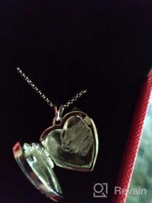img 8 attached to Ожерелье-медальон Soulmeet белого цвета с дизайном подсолнухов и роз - персонализированный сувенир на память из стерлингового серебра / белого золота для хранения фотографий и близких