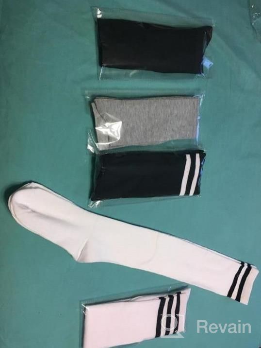 img 1 attached to Stay Cozy And Stylish With Aneco 6 Pairs Of Over Knee Thigh Socks For Women - Ideal For Daily Wear And Cosplay! review by Erin Henderson