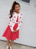 img 1 attached to BlackButterfly Audrey Vintage Polka Girls Girls' Clothing in Dresses review by Masud Taylor