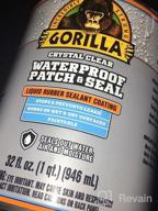 img 1 attached to 32Oz Gorilla White Waterproof Patch & Seal Liquid For Effective Sealing (Single Pack) review by Leandro Gray