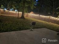 img 1 attached to 🌍 100ft Globe Outdoor String Lights - Dimmable LED Patio String Light with 34 Shatterproof G40 Bulbs - Commercial Hanging Lights for Party, Porch, Backyard, Bistro - Lightdot review by Major Genesis
