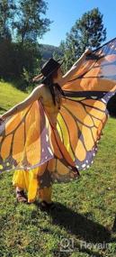 img 6 attached to Halloween Christmas Party Colorful Butterfly Wings Belly Dance Performance Costume - MUNAFIE