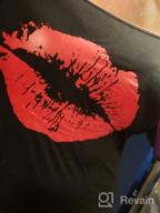 img 1 attached to Women'S Plus Size Off Shoulder T-Shirt Top With Sexy Lips Print - MAGICMK review by Vinay Kolluri