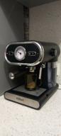 img 1 attached to Rozhkovy coffee maker Kitfort KT-702, black review by Janis Endzelins ᠌