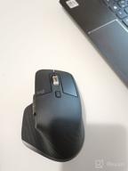 img 3 attached to 🖱️ Logitech MX Master Wireless Mouse: High-Precision Sensor, Easy-Switch up to 3 devices, Meteorite Black review by Ada Seweryniak ᠌