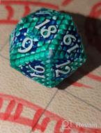 img 1 attached to Black Metal D&D Dice Set - 7 Polyhedral Dragon D N D Dice For Dungeons And Dragons, Role Playing Dice By UDIXI (12-Sided) review by Eddie Orrell