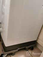 img 1 attached to Move Your Appliances With Ease: LUCKUP Adjustable Washing Machine Stand And Refrigerator Base With Swivel Wheels And Strong Feet review by Carlos Barrett