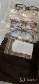 img 5 attached to SIGVAN компьютерные очки для чтения синий свет блокирующие против напряжения глаз стильные ТВ игровые очки для женщин и мужчин