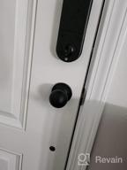 img 1 attached to HARFO Electronic Keypad Deadbolt Door Lock With Handle Set, Fingerprint Smart Digital Entry Lock, Aged Bronze Finish review by John Douglas