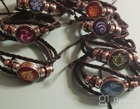 img 6 attached to Genshin Bracelet Luminous Element Bracelets Boys' Jewelry